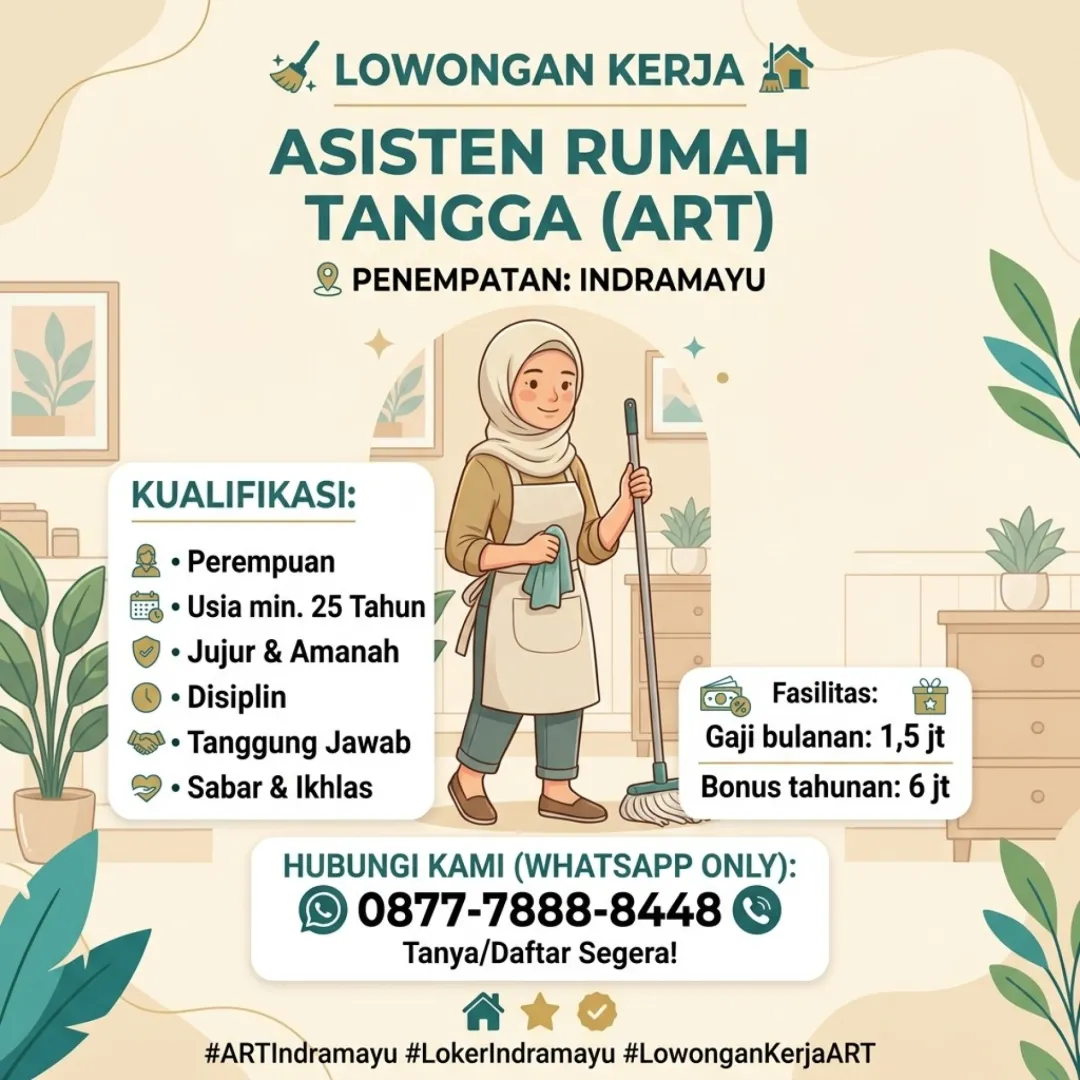 Asisten Rumah Tangga di KAHE GROUP Indramayu