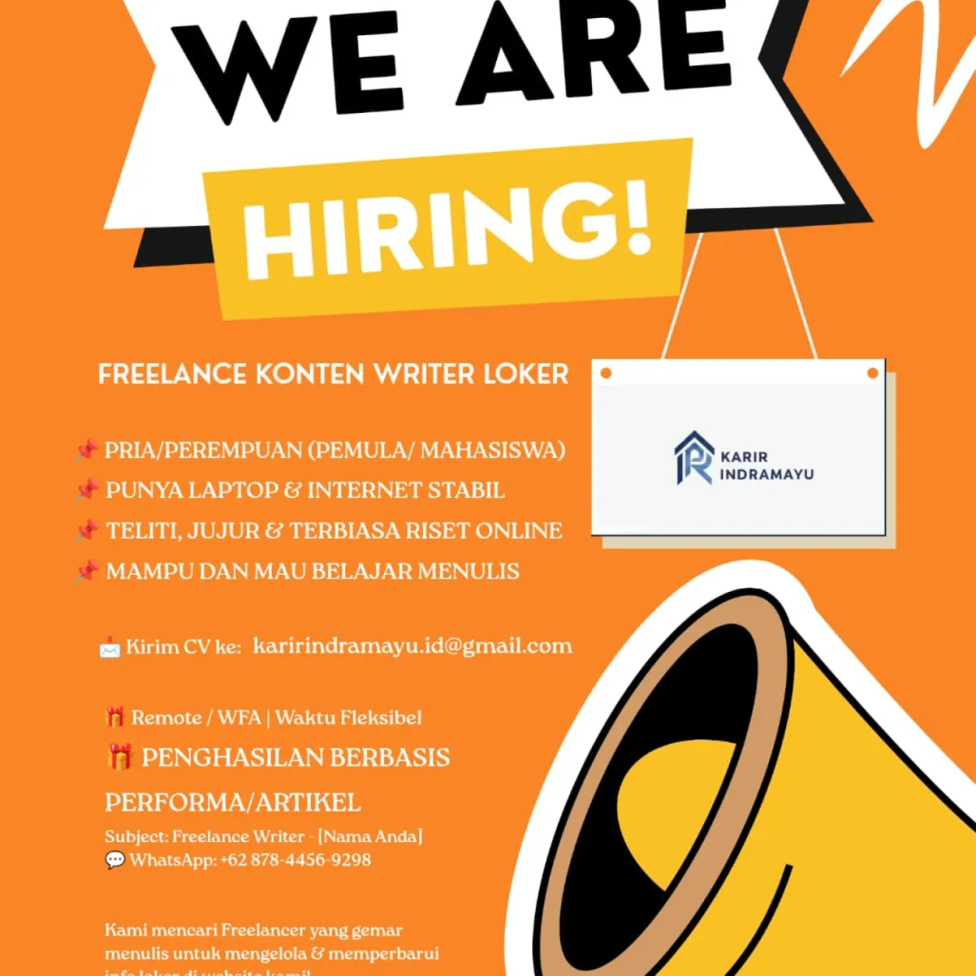 Freelance Konten Writer Loker di KAHE GROUP Indramayu