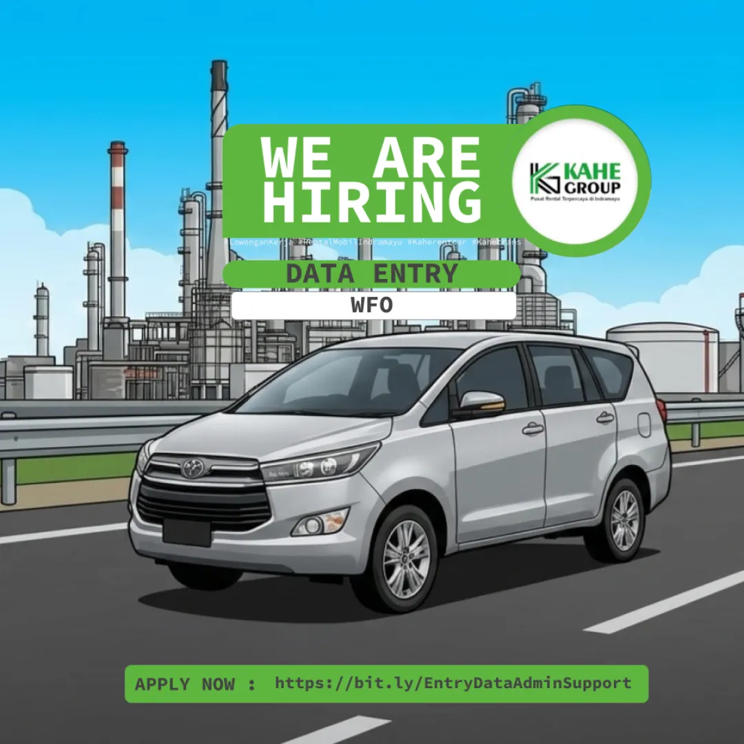 Lowongan Kerja Data Entry | KAHE GROUP Indramayu di KAHE GROUP Indramayu
