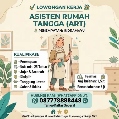 Lowongan Kerja ART INAP di KAHE GROUP Indramayu